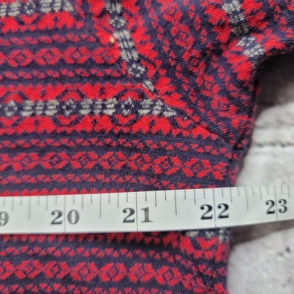 Vintage Polo By Ralph Lauren 100% Cotton Red Blue Sweater Size L - Picture 12 of 12